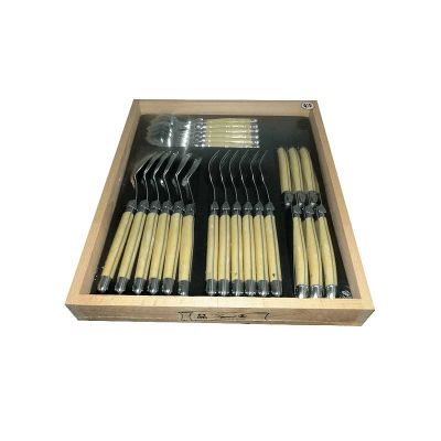 LAGUIOLE SET 24 PIEZAS HUESO LAGUIOLE SET 24 PIEZAS HUESO