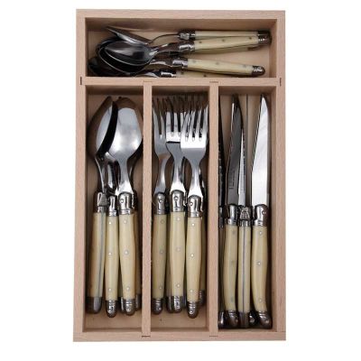 LAGUIOLE SET 24 PIEZAS IVORY LAGUIOLE SET 24 PIEZAS IVORY