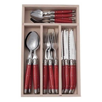 LAGUIOLE SET 24 PIEZAS ROJO LAGUIOLE SET 24 PIEZAS ROJO