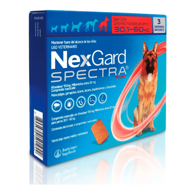 NEXGARD SPECTRA 30,1-60KG 3 COMPRIMIDOS