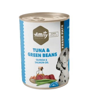 AMITY PERRO ADULTO LATA ATUN Y POROTOS VERDES
