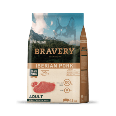 BRAVERY DOG ADULTO IBERIAN PORK LARGE/MEDIUM BREEDS