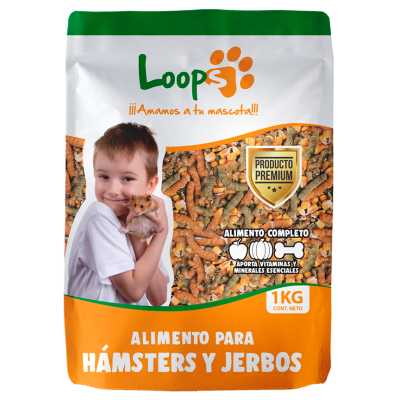 ALIMENTO HAMSTER LOOPS 1KG1