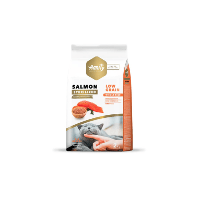 AMITY GATO ADULTO ESTERILIZADO SALMON LOW GRAIN