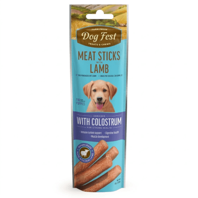 SNACK DOG FEST BARRAS DE CARNE DE CORDERO CON CALOSTRO1