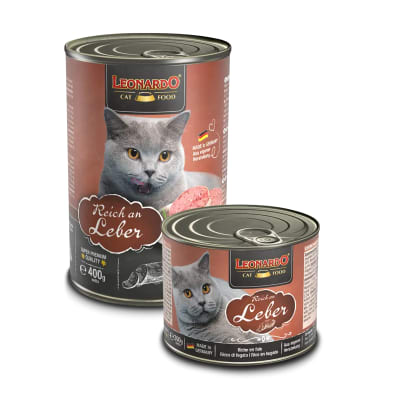 LEONARDO LATA GATO ADULTO ALIMENTO HUMEDO DE HIGADO