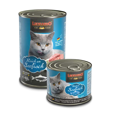 LEONARDO LATA GATO ADULTO ALIMENTO HUMEDO DE PESCADO