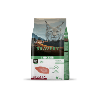 BRAVERY CAT STERILIZED ADULTO CHICKEN