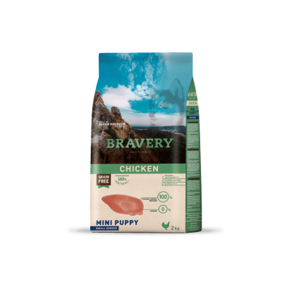 BRAVERY DOG MINI PUPPY CHICKEN SMALL BREEDS