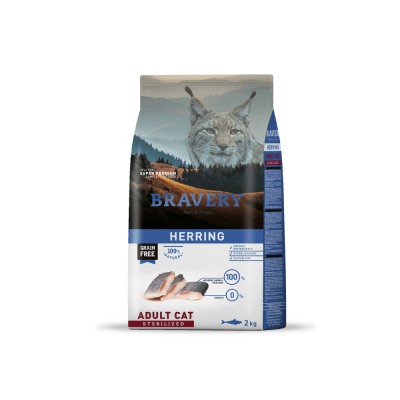 BRAVERY CAT STERILIZED HERRING