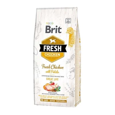 BRIT FRESH PERRO ADULTO CHICKEN WITH POTATO