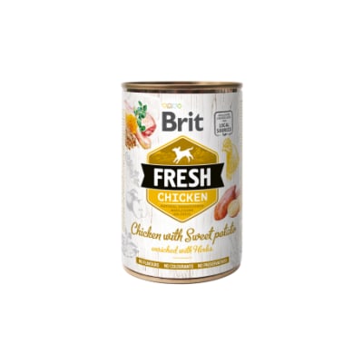 BRIT FRESH PERRO LATA CHICKEN WITH SWEET POTATO
