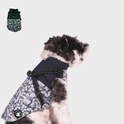 PARKA ARNES REFLECTANTE MODELO CAMO COLOR VERDE MARCA WONDER DOG1