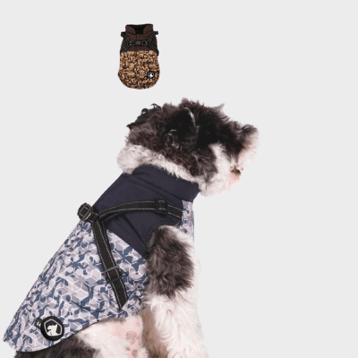 PARKA ARNES REFLECTANTE MODELO CAMO COLOR CAFE MARCA WONDER DOG