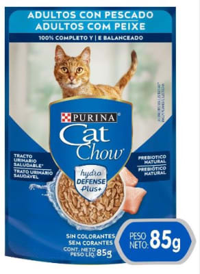 CAT CHOW SOBRE GATO SABOR PESCADO