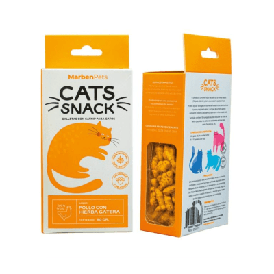 GALLETAS CAT SNACK POLLO CON HIERBA GATERA