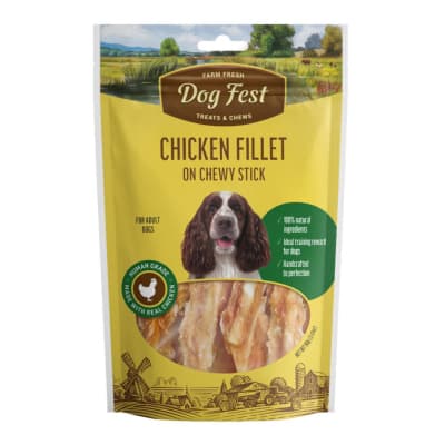 SNACK DOG FEST FILETE DE POLLO EN BARRA MASTICABLE