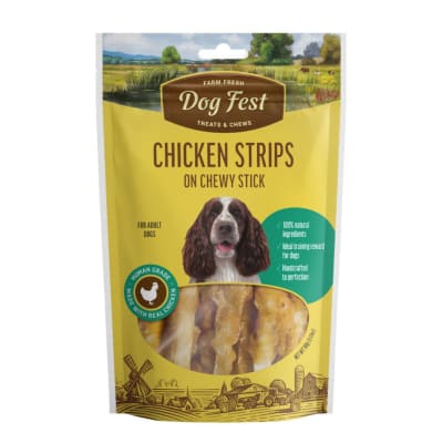 SNACK DOG FEST TIRAS DE POLLO EN BARRA MASTICABLE1