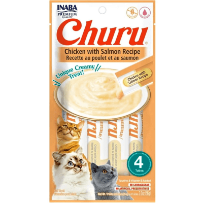 CHURU GATO SABOR POLLO Y SALMON