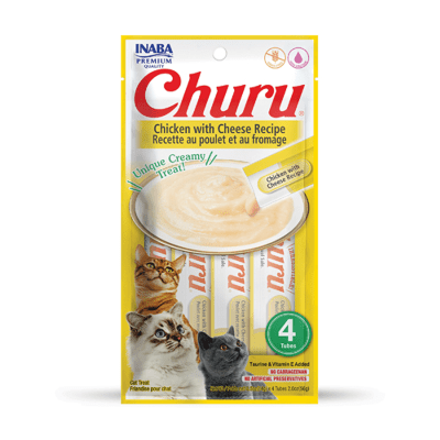 CHURU GATO SABOR POLLO Y QUESO