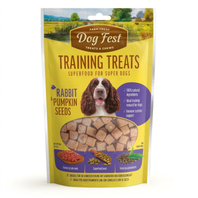 SNACK DOG FEST TRAINING CONEJO Y SEMILLAS DE CALABAZA1