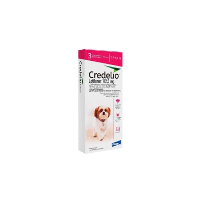 CREDELIO PERRO 2.5 - 5.5 KG 3 COMPRIMIDOS