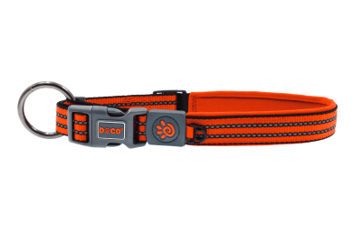 DOCO COLLAR PERRO VARIO ORING COLOR NARANJO1