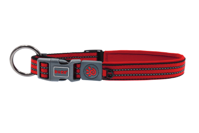 DOCO COLLAR PERRO VARIO ORING COLOR ROJO