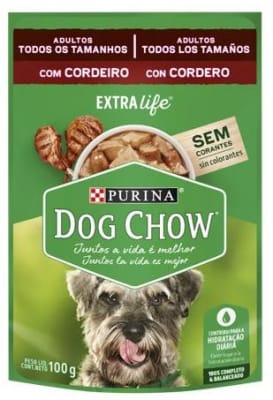 DOG CHOW SOBRE ADULTOS CORDERO TODOS LOS TAMAÑOS 100GR