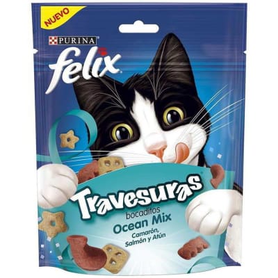 FELIX TRAVESURAS OCEAN MIX SABOR CAMARON, SALMON Y ATUN