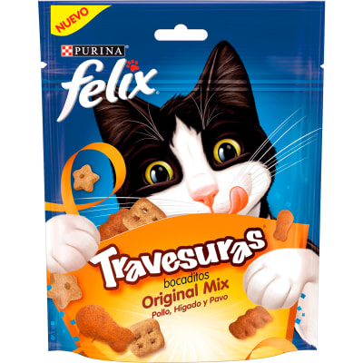 FELIX TRAVESURAS SABOR POLLO, HIGADO Y PAVO