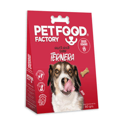 GALLETAS HORNEADA PARA PERROS ADULTOS SABOR TERNERA PETFOOD