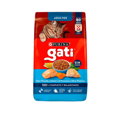 GATI ADULTO SABOR PESCADO Y SALMON A LA PRIMAVERA 15 KG