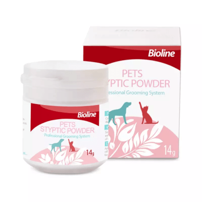 BIOLINE POLVO HEMOSTATICO PARA HERIDAS (PARA CORTAR SANGRADO POR CORTE DE UÑAS)1