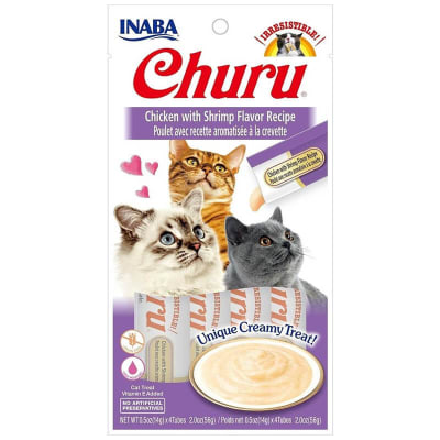 CHURU GATO SABOR POLLO Y CAMARONES