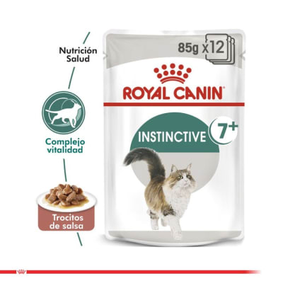 ROYAL CANIN POUCH GATO INSTINCTIVE +7 AÑOS 85GR (BC33J13)1