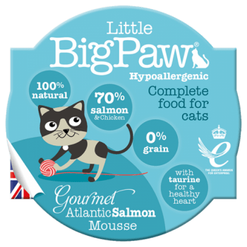 LITTLE BIGPAW MOUSSE DE SALMON ATLANTICO GATO 85GRS