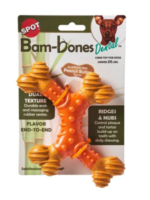 BAM-BONES DENTAL TIPO X SABOR MANTEQUILLA DE MANI