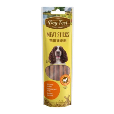 SNACK DOG FEST STICKS CARNE CON VENADO