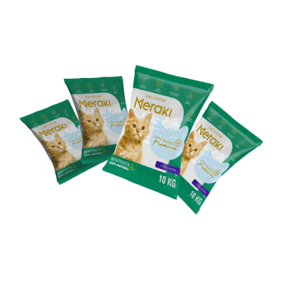 PROMOCION ARENA MERAKI LAVANDA 4 ARENAS DE 10KG SON 40KG EN TOTAL