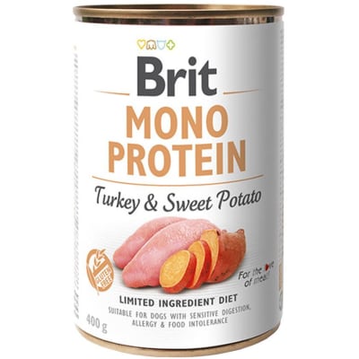 BRIT MONO PROTEIN TURKEY & SWEET POTATO 400G1