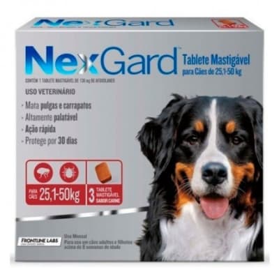 NEXGARD 25.1 - 50 KG 3 COMPRIMIDOS1