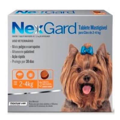 NEXGARD 2 - 4KG 3 COMPRIMIDOS  1