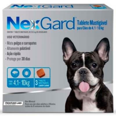 NEXGARD 4.1 - 10KG 3 COMPRIMIDOS1