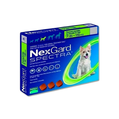 NEXGARD SPECTRA 7,6-15KG 3 COMPRIMIDOS1