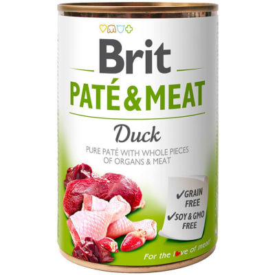 BRIT PATE & MEAT DUCK 400GRS (100583)1