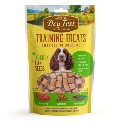 SNACK DOG FEST TRAINING TREATS PAVO Y SEMILLAS DE LINAZA1