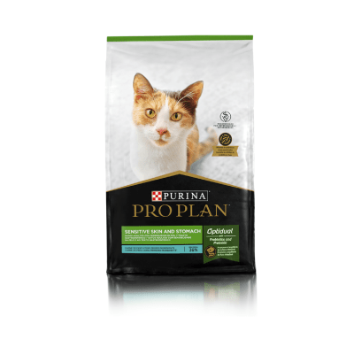 PRO PLAN GATO SENSITIVE SKIN AND STOMACH (PIEL Y TRACTO GASTROINTESTINAL) 3KG