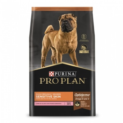 PRO PLAN SENSITIVE SKIN RAZA MEDIANA Y GRANDE SALMON