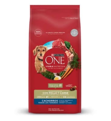 PURINA ONE PERRO CACHORRO TODOS LOS TAMAÑOS SABOR POLLO Y CARNE